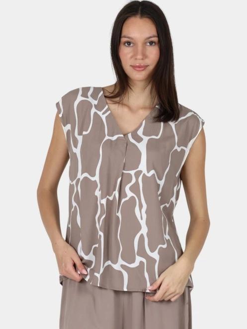 tricou fara maneci pt. femei Luhta Luhta Hosio maro 2