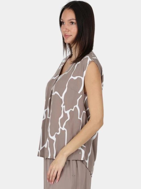tricou fara maneci pt. femei Luhta Luhta Hosio maro 3