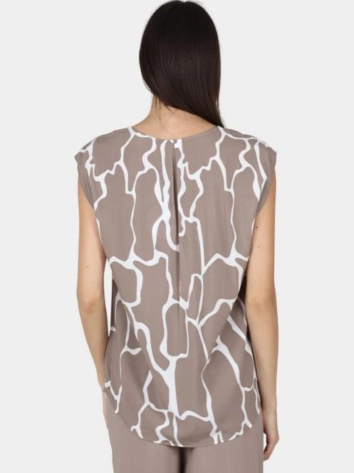 tricou fara maneci pt. femei Luhta Luhta Hosio maro 4