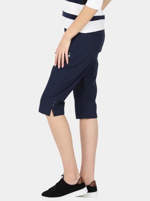 pantaloni capri pt. femei Luhta Luhta Eiskola albastru inchis 3