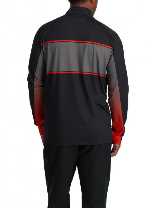 pulover pt. barbati Spyder Paramount 1/2 Zip negru 3