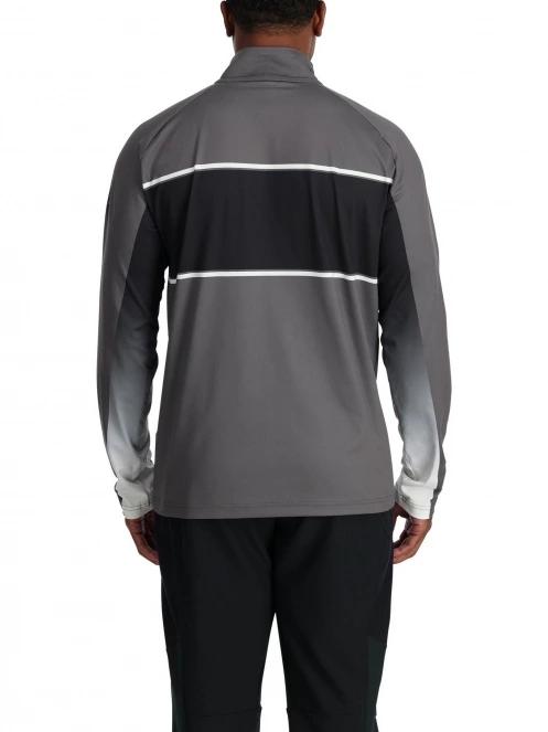 pulover pt. barbati Spyder Paramount 1/2 Zip gri 3