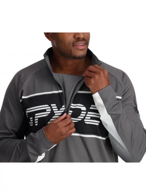 pulover pt. barbati Spyder Paramount 1/2 Zip gri 4