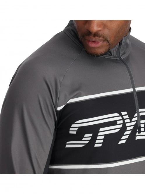 pulover pt. barbati Spyder Paramount 1/2 Zip gri 6