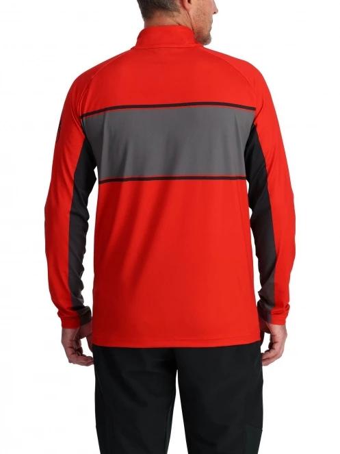 pulover pt. barbati Spyder Paramount 1/2 Zip rosu 3