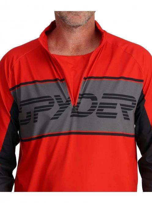 pulover pt. barbati Spyder Paramount 1/2 Zip rosu 5