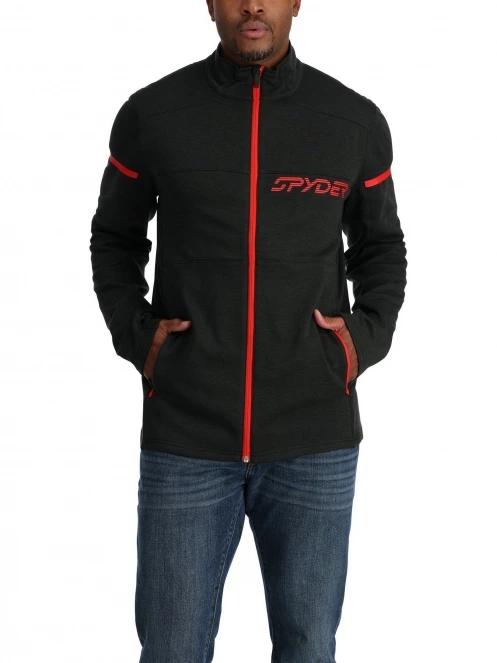 pulover polar pt. barbati Spyder Speed Fleece Jacket negru 2