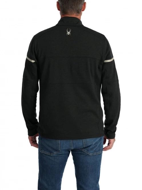 pulover polar pt. barbati Spyder Speed Fleece 1/2 Zip negru 3