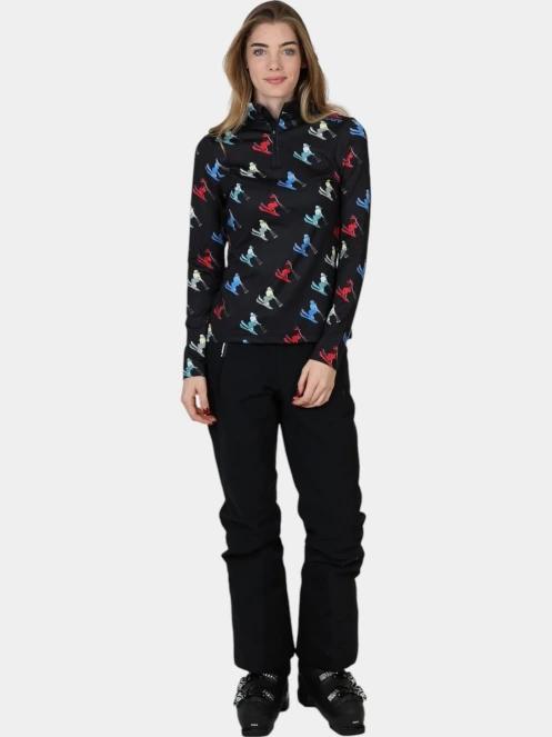 pulover polar pt. femei Spyder Vivid 1/2 Zip negru 6