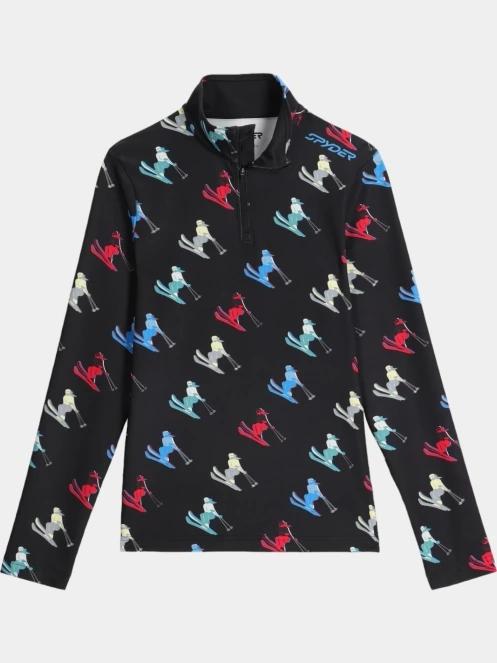 pulover polar pt. femei Spyder Vivid 1/2 Zip negru 7