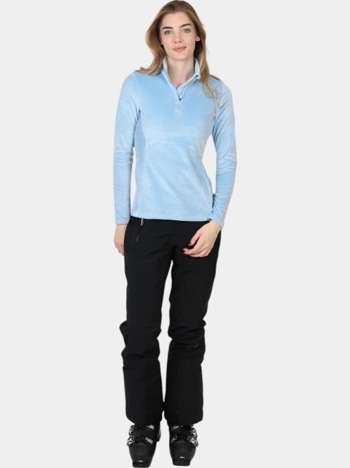 pulover polar pt. femei Spyder Shimmer Bug 1/2 Zip albastru deschis 6