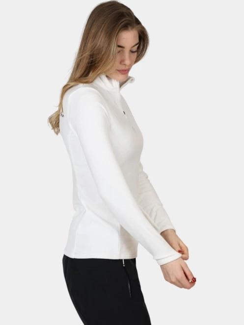 pulover polar pt. femei Spyder Shimmer Bug 1/2 Zip alb 5