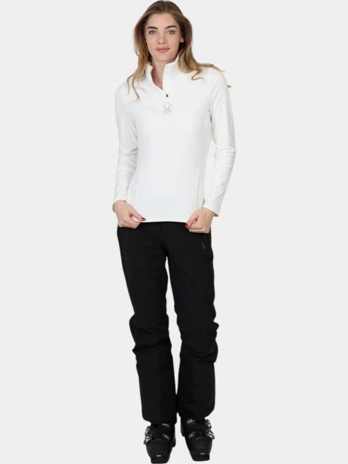 pulover polar pt. femei Spyder Shimmer Bug 1/2 Zip alb 6