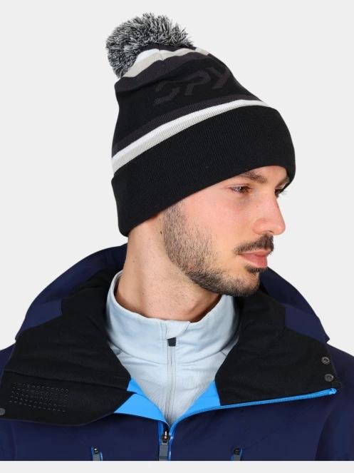 caciula cu mot Spyder Icebox Hat negru 3