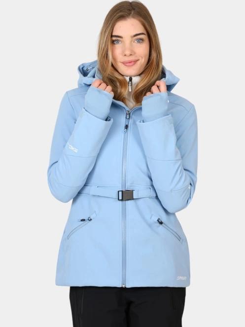 jacheta softshell pt. femei Spyder Glacial Softshell Jacket albastru deschis 2