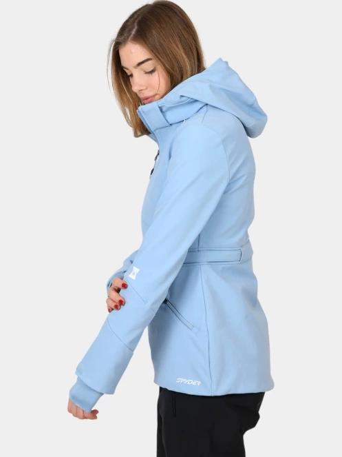 jacheta softshell pt. femei Spyder Glacial Softshell Jacket albastru deschis 3