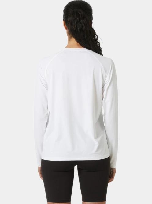 tricou cu maneci lungi pt. femei Helly Hansen W Shine Solen Ls Crew alb 3