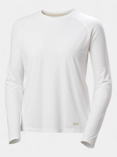 tricou cu maneci lungi pt. femei Helly Hansen W Shine Solen Ls Crew alb 6