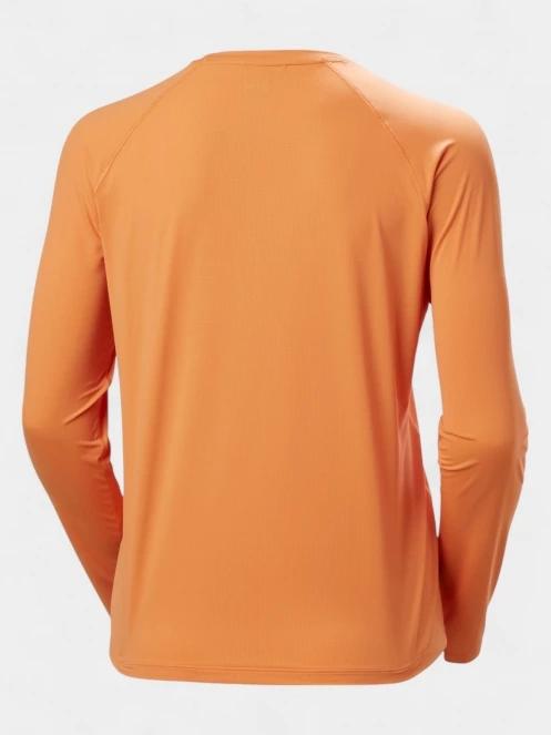 tricou cu maneci lungi pt. femei Helly Hansen W Shine Solen Ls Crew portocaliu 7