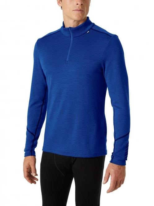 top lenjerie de corp pt. barbati Helly Hansen Lifa Merino Midweight 1/2 Zip albastru 2