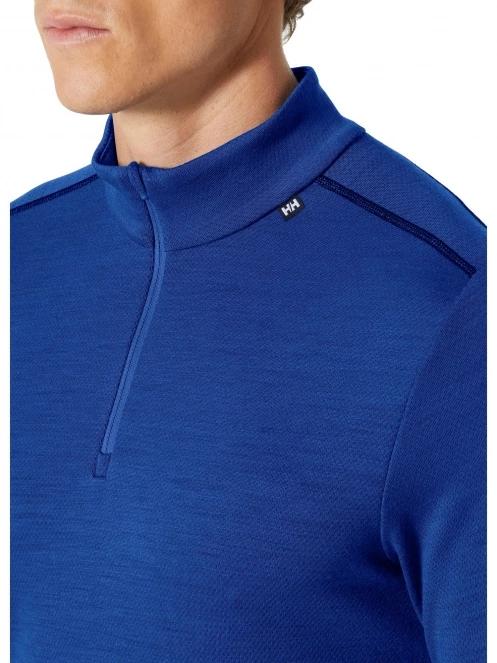 top lenjerie de corp pt. barbati Helly Hansen Lifa Merino Midweight 1/2 Zip albastru 4
