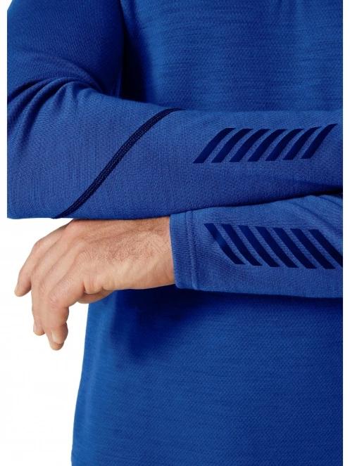 top lenjerie de corp pt. barbati Helly Hansen Lifa Merino Midweight 1/2 Zip albastru 5