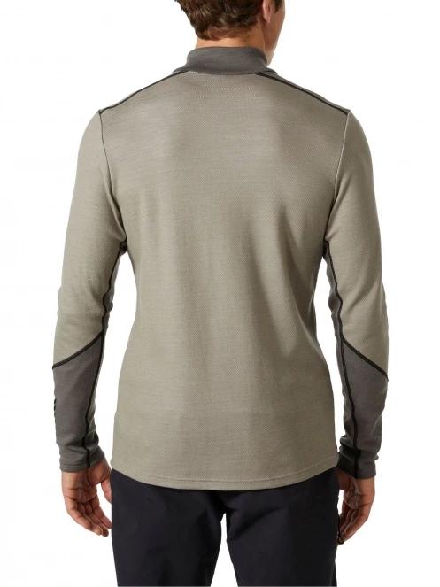 top lenjerie de corp pt. barbati Helly Hansen Lifa Merino Midweight 1/2 Zip gri 3