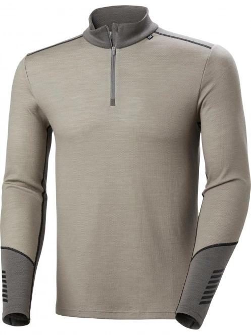 top lenjerie de corp pt. barbati Helly Hansen Lifa Merino Midweight 1/2 Zip gri 6