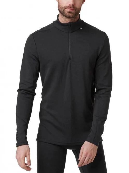 top lenjerie de corp pt. barbati Helly Hansen Lifa Merino Midweight 1/2 Zip negru 2