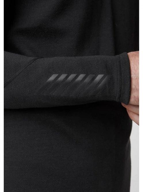 top lenjerie de corp pt. barbati Helly Hansen Lifa Merino Midweight 1/2 Zip negru 5
