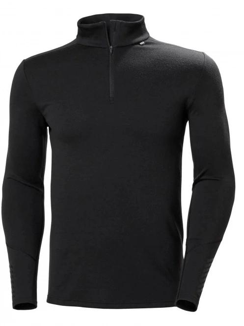 top lenjerie de corp pt. barbati Helly Hansen Lifa Merino Midweight 1/2 Zip negru 6