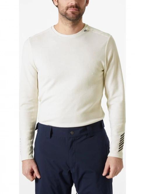 top lenjerie de corp pt. barbati Helly Hansen Lifa Merino Midweight Crew alb 2