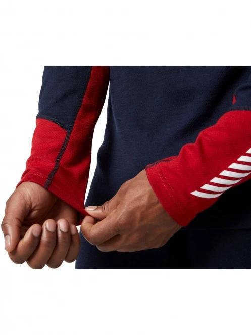 top lenjerie de corp pt. barbati Helly Hansen Lifa Merino Midweight Crew albastru inchis 5