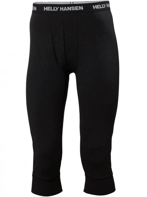 pantaloni de corp pt. barbati Helly Hansen Lifa Merino Midweight 3/4 Pant negru 2