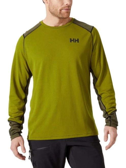 top lenjerie de corp pt. barbati Helly Hansen Lifa Active Crew oliv 2