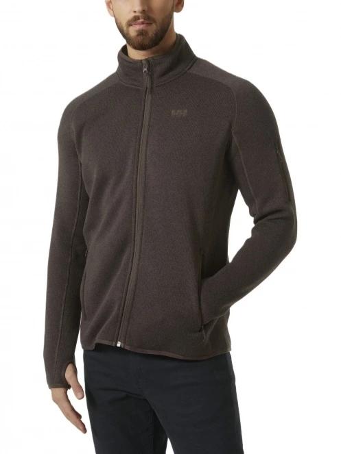 pulover polar pt. barbati Helly Hansen Varde Fleece Jacket 2.0 maro 2