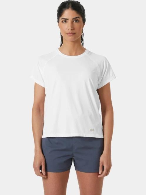 tricou cu maneci scurte pt. femei Helly Hansen W Shine Solen T-Shirt alb 2