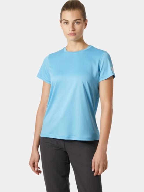tricou cu maneci scurte pt. femei Helly Hansen W Hh Tech T-Shirt 2.0 albastru deschis 2