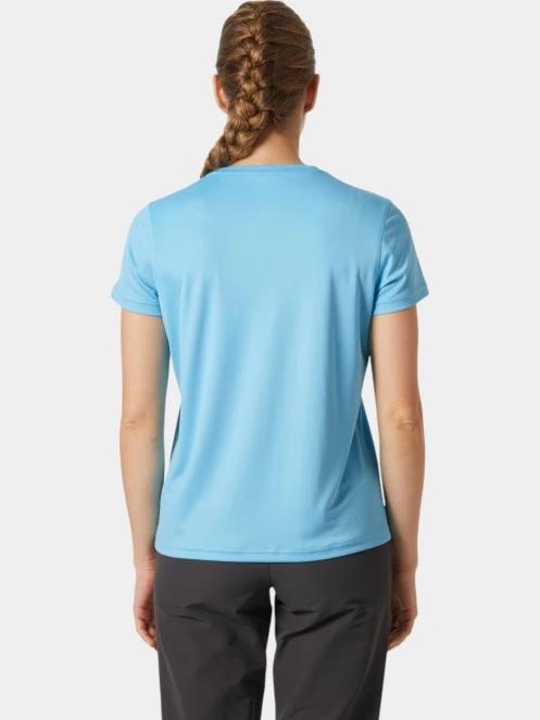 tricou cu maneci scurte pt. femei Helly Hansen W Hh Tech T-Shirt 2.0 albastru deschis 3