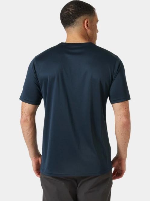 tricou pentru sport, cu maneci scurte pt. barbati Helly Hansen Hh Tech T-Shirt 2.0 albastru inchis 3