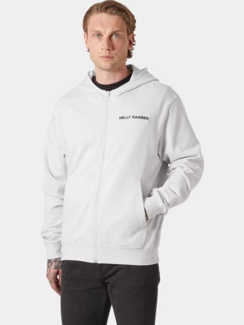 pulover cu gluga pt. barbati Helly Hansen Core Zip Hoodie gri 2