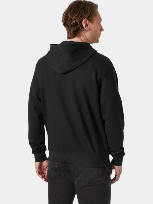 pulover cu gluga pt. barbati Helly Hansen Core Zip Hoodie negru 3