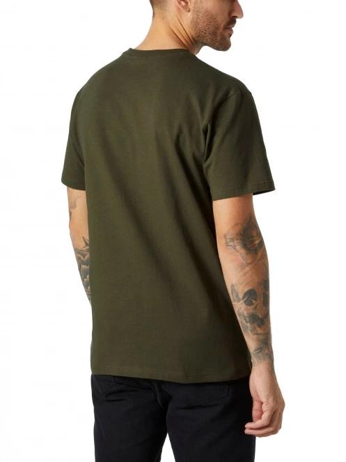 tricou cu maneci scurte pt. barbati Helly Hansen Hh Box T oliv 3