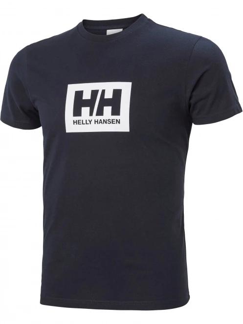 tricou cu maneci scurte pt. barbati Helly Hansen Hh Box T albastru inchis 2
