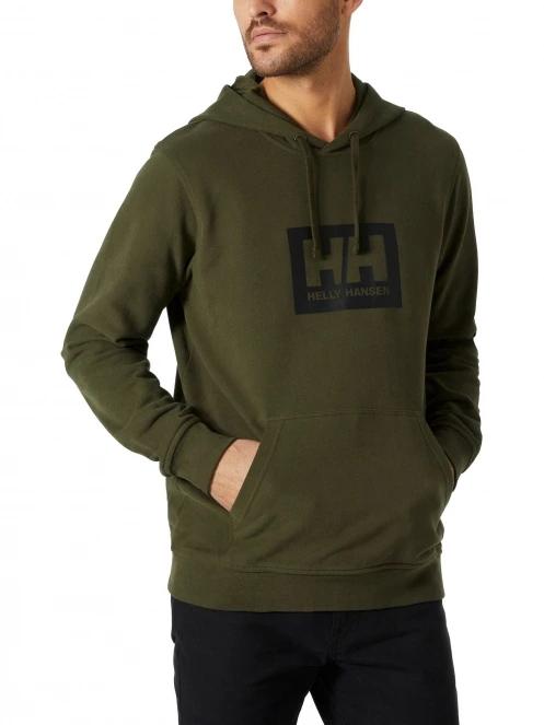 pulover cu gluga pt. barbati Helly Hansen Hh Box Hoodie oliv 2