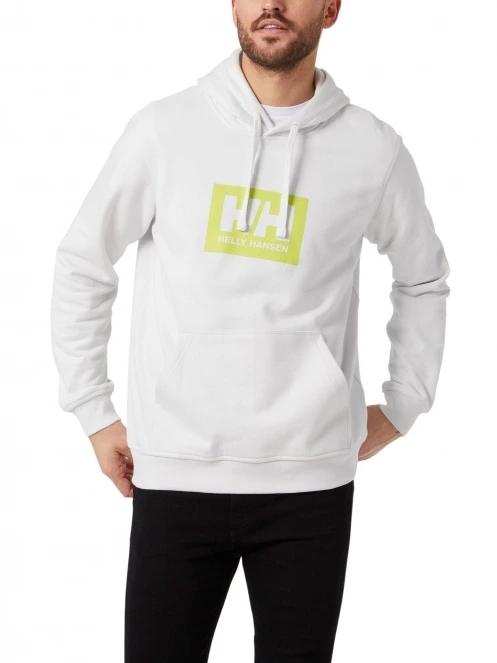 pulover cu gluga pt. barbati Helly Hansen Hh Box Hoodie alb 2