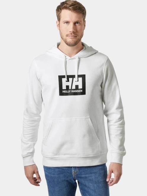 pulover cu gluga pt. barbati Helly Hansen Hh Box Hoodie alb 2