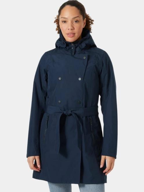 haine de ploaie pt. femei Helly Hansen W Welsey Ii Trench Insulated albastru inchis 2