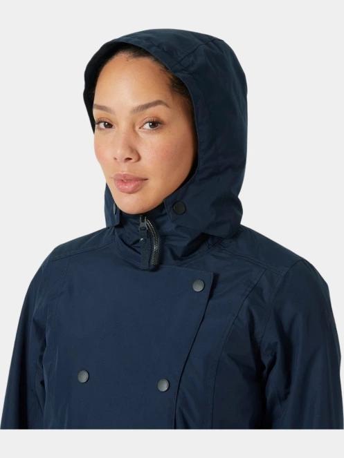 haine de ploaie pt. femei Helly Hansen W Welsey Ii Trench Insulated albastru inchis 4