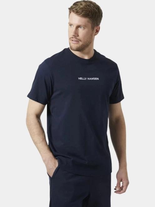 tricou cu maneci scurte pt. barbati Helly Hansen Core T-Shirt albastru inchis 2